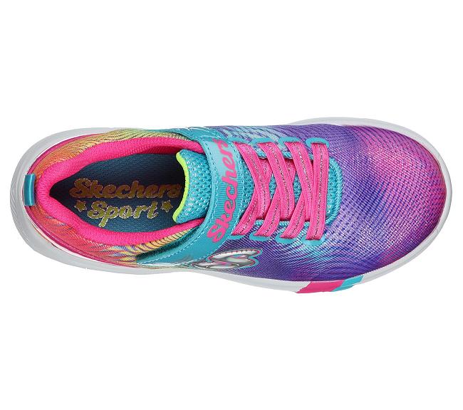 Zapatillas Skechers Con Velcro Niños - Dreamy Lites Multicolor PZBAN8570